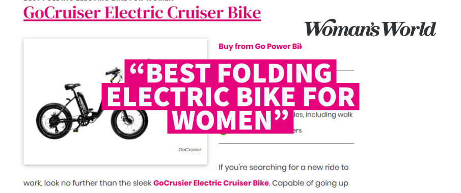GoCruiser: Women's World's Top Pick!